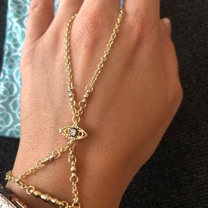Kendra Scott Evil Eye bracelet hand chain